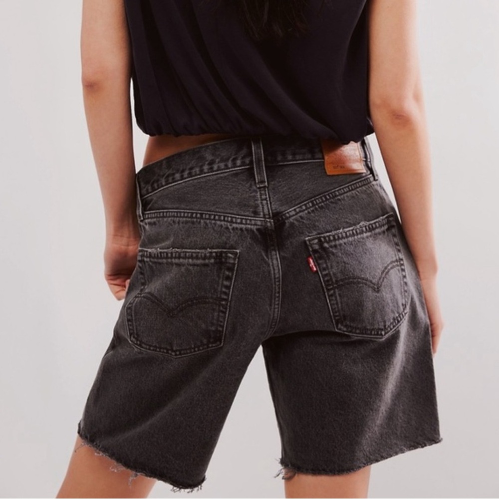 Levi's Black Jean Shorts for Women